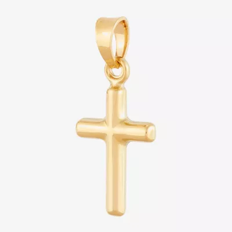 Unisex Adult 14K Gold Cross Pendant