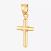 Unisex Adult 14K Gold Cross Pendant