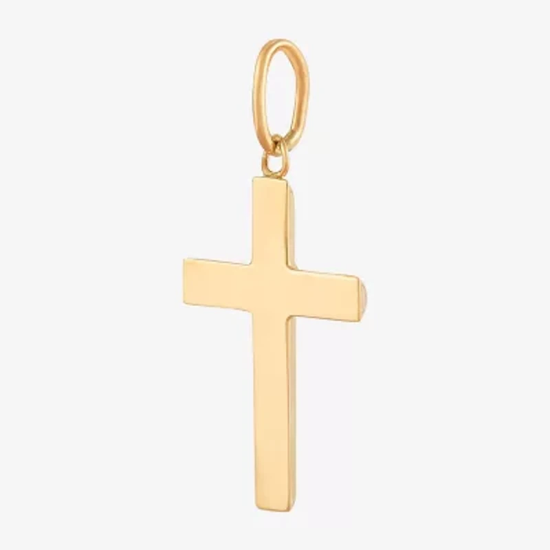 Unisex Adult 14K Gold Cross Pendant