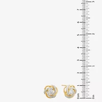 Diamonart Womens 1 1/3 CT. T.W. Cubic Zirconia 14K Gold Over Silver 2-pc. Jewelry Set