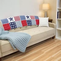 Donna Sharp Star And Stripe Washable Hypoallergenic Midweight Throw