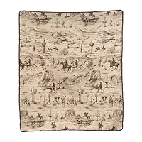 Donna Sharp Cowboy Washable Hypoallergenic Midweight Throw