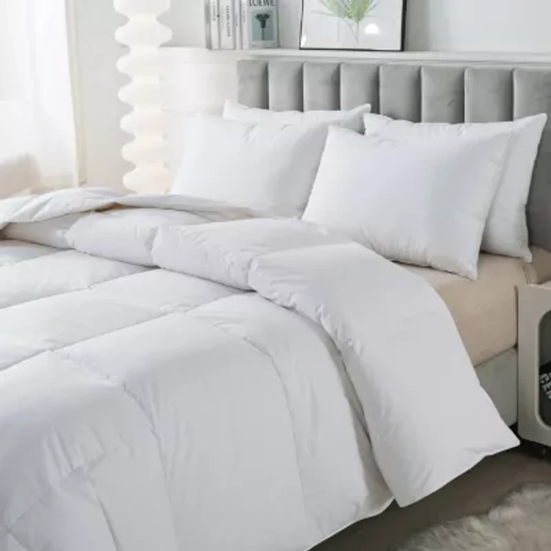 Royal Velvet Ultra Warm White Goose Nano Down And Feather Comforter