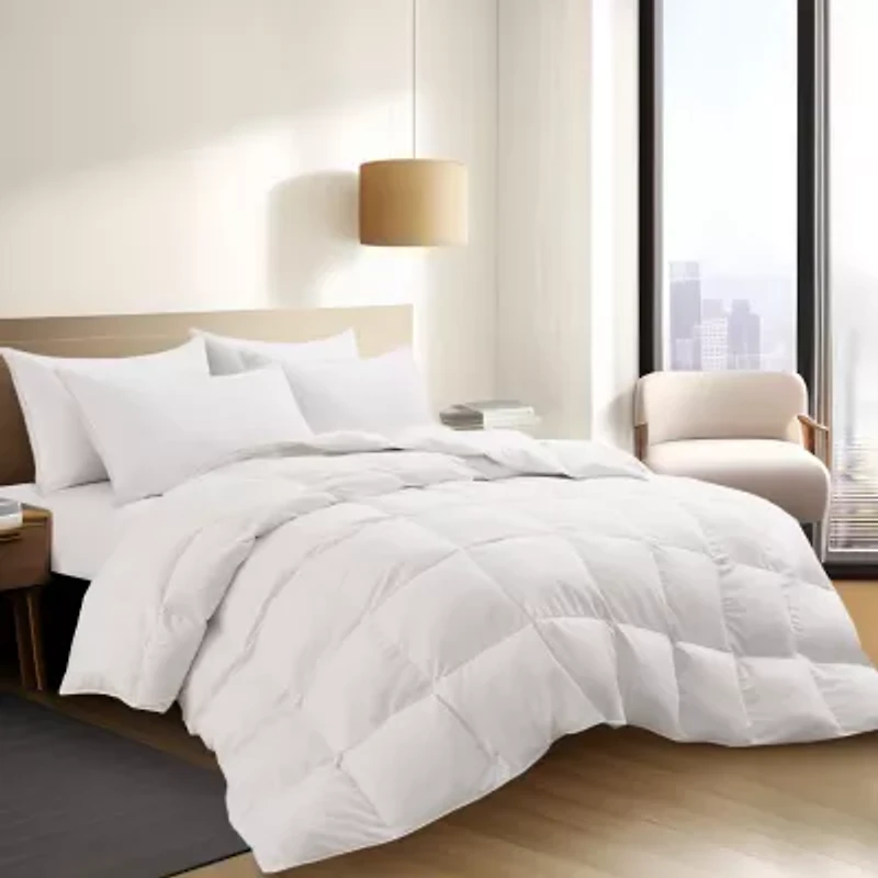 Peacenest All Season Microfiber White Goose Down And Feather Fiber Comforter