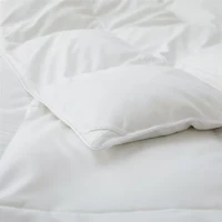 Peacenest All Season Microfiber White Goose Down And Feather Fiber Comforter