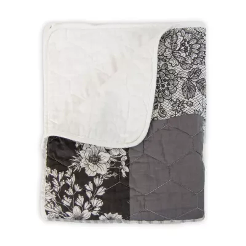 Donna Sharp Indiana Farmhouse Washable Hypoallergenic Midweight Throw