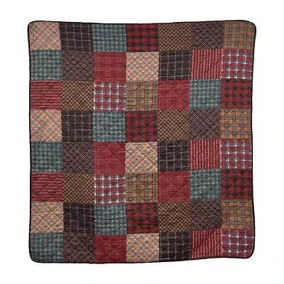 Donna Sharp Appalachia Plaid Washable Hypoallergenic Midweight Throw