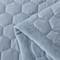 St James Home Mini Honeycomb Velvet Trim Down Alternative Blanket