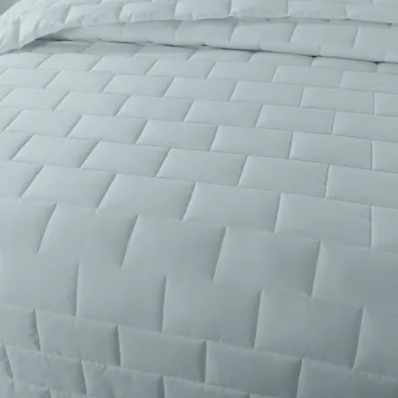 St James Home Subway Tile Stitch Down Alternative Blanket