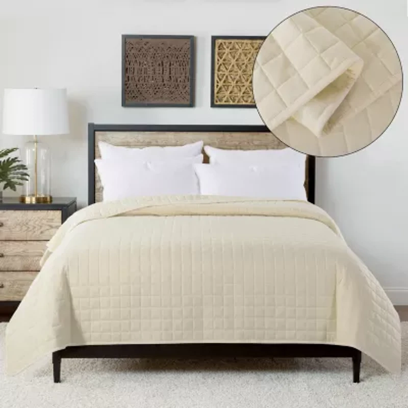 St James Home Velvet Trim Down Alternative Blanket