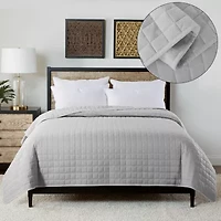 St James Home Velvet Trim Down Alternative Blanket