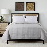 St James Home Velvet Trim Down Alternative Blanket