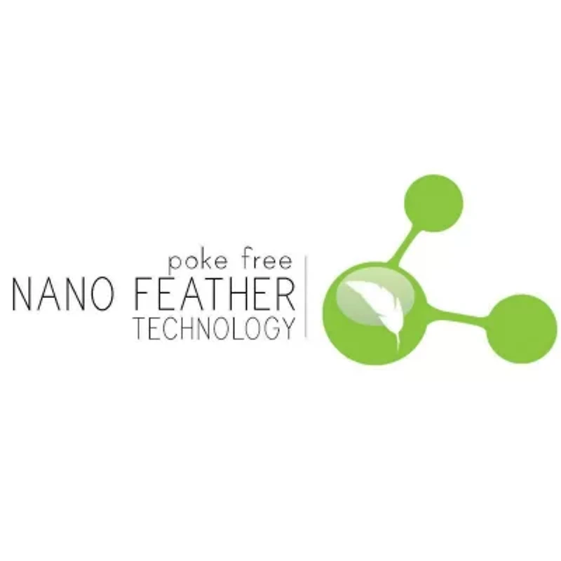 St. James Home Nano Feather 2 Pack Medium Density Bed Pillow