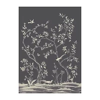 Tempaper Garden Midnight Mural Wallpaper