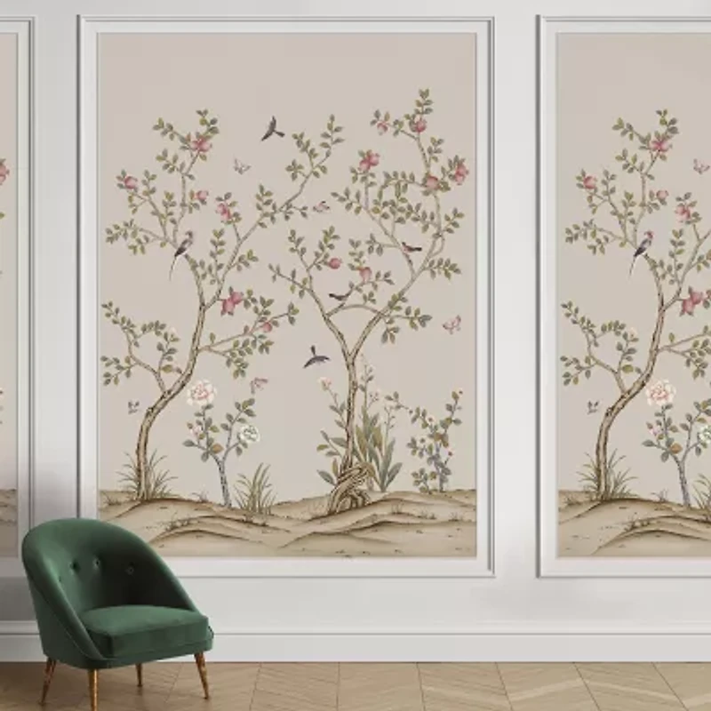 Tempaper Garden Pomegranate Mural Wallpaper