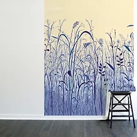 Tempaper June Grass Indigo Mural Wallpaper