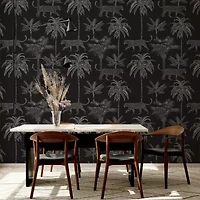 Tempaper Palm Leopards Mural Wallpaper