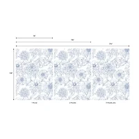 Tempaper Floral Blooms Mural Wallpaper