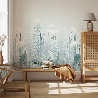 Tempaper Coral & Kelp Mural Wallpaper