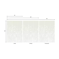 Tempaper June Grass White Mural Wallpaper