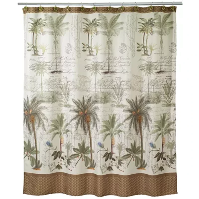 Avanti Colony Palm Shower Curtain