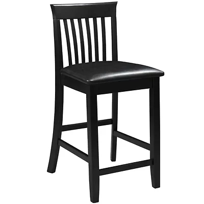 Wright Upholstered Barstool with Mission Back
