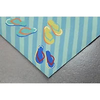 Liora Manne Frontporch Flip Flops Hand Tufted Indoor Outdoor Rectangular Accent Rug