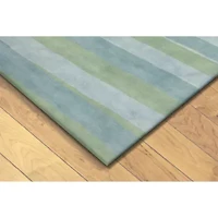 Liora Manne Piazza Stripes Hand Tufted Wool Indoor Rectangular Runner