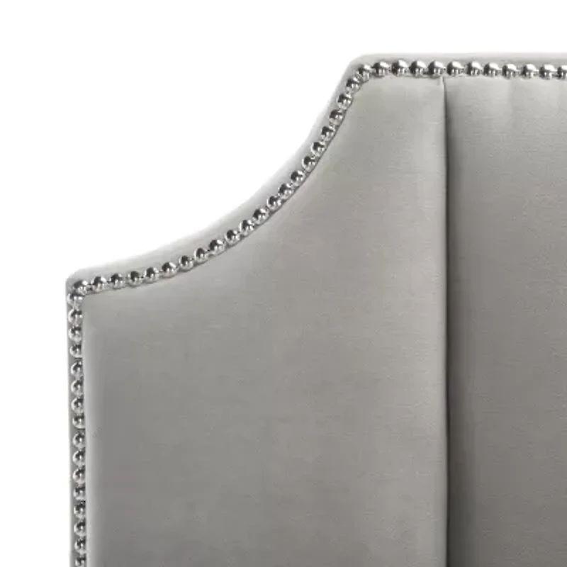 Streep Linen Channel Stitched Upholstered Bed