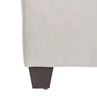 Streep Linen Channel Stitched Upholstered Bed