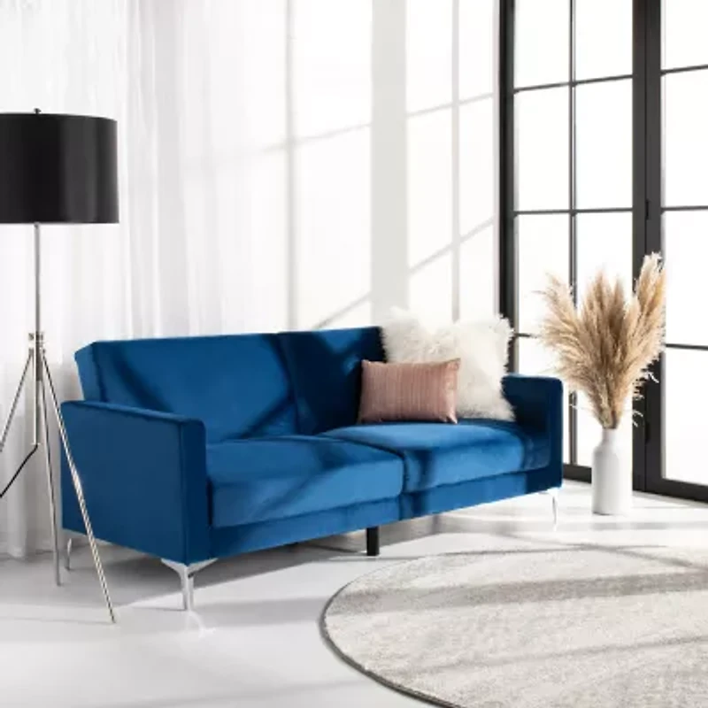 Safavieh Chelsea Convertible Sofa Track-Arm Reclining