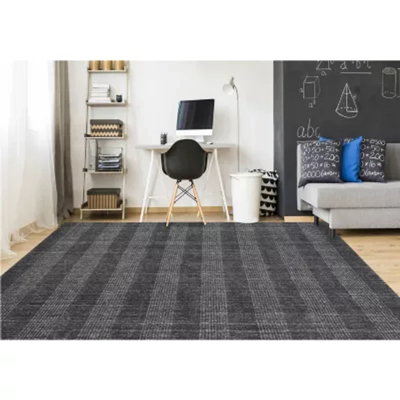 Amer Rugs Berkeley Shaun Plaid Indoor Rectangular Accent Rug
