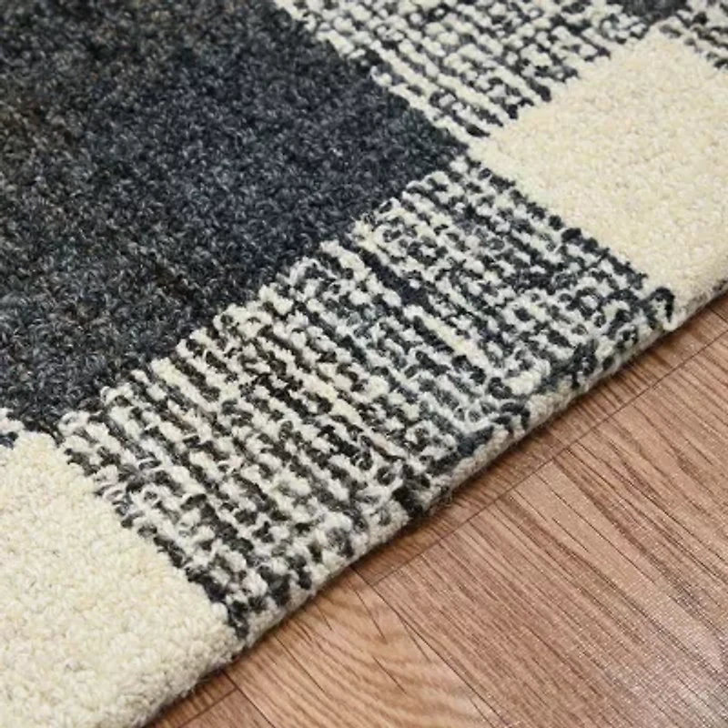 Amer Rugs Travelia Kae Plaid Hand Tufted Indoor Rectangular Accent Rug