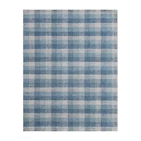 Amer Rugs Travelia Kae Plaid Hand Tufted Indoor Rectangular Accent Rug