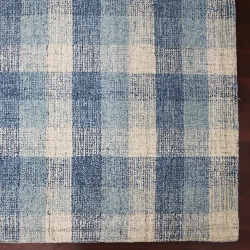 Amer Rugs Travelia Kae Plaid Hand Tufted Indoor Rectangular Accent Rug