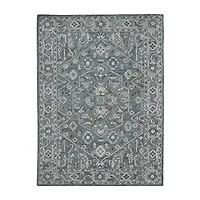 Amer Rugs Vermusia Medallion Hand Tufted Indoor Rectangular Accent Rug