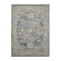 Amer Rugs Vermusia Medallion Hand Tufted Indoor Rectangular Accent Rug