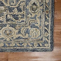 Amer Rugs Vermusia Medallion Hand Tufted Indoor Rectangular Accent Rug