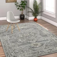 Amer Rugs Vermusia Medallion Hand Tufted Indoor Rectangular Accent Rug