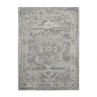 Amer Rugs Vermusia Medallion Hand Tufted Indoor Rectangular Accent Rug