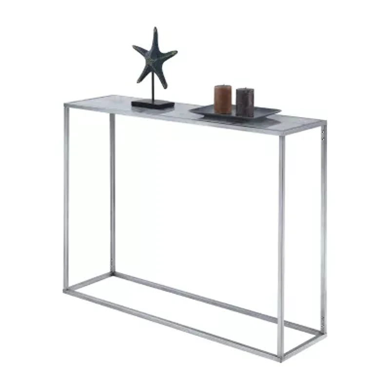 Gold Living Room Collection Console Table