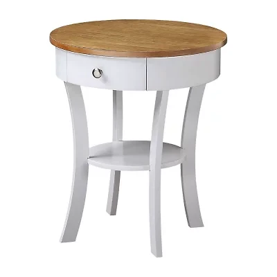 Convenience Concepts Schaffer Living Room Collection Storage 1-Drawer End Table