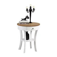 Convenience Concepts Schaffer Living Room Collection Storage 1-Drawer End Table