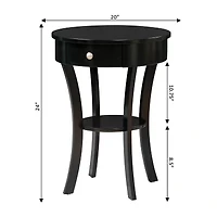 Schaffer Living Room Collection Storage 1-Drawer End Table