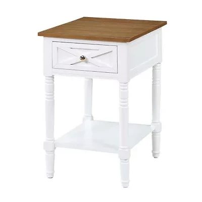 Country Oxford 1-Drawer End Table