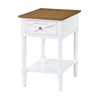 Country Oxford 1-Drawer End Table