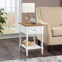 Country Oxford 1-Drawer End Table