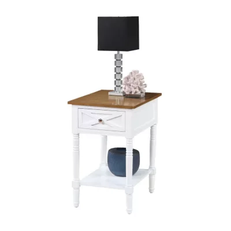 Country Oxford 1-Drawer End Table