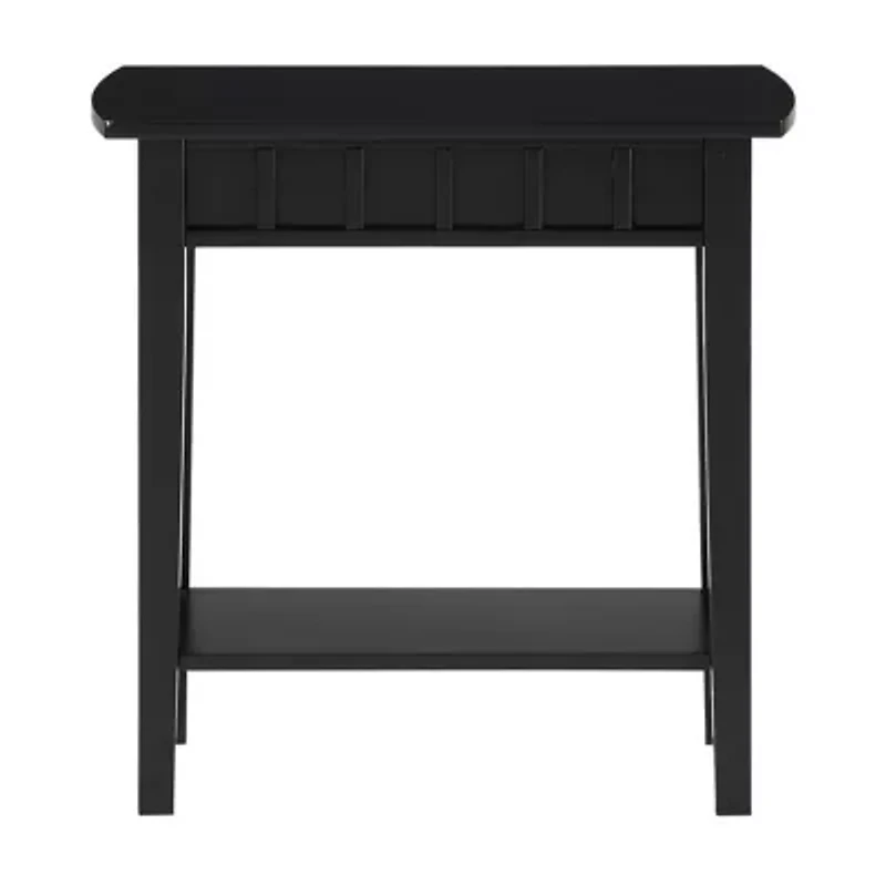 Dennis End Table with Shelf
