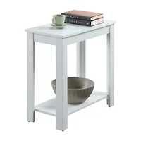 Convenience Concepts Baja Living Room Collection Storage Chairside Table